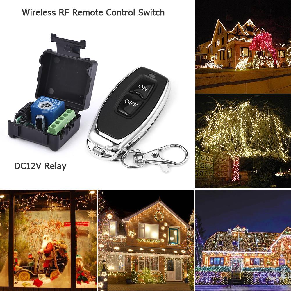 DC 24v or 12v Single-channel Wireless Remote Control Switch