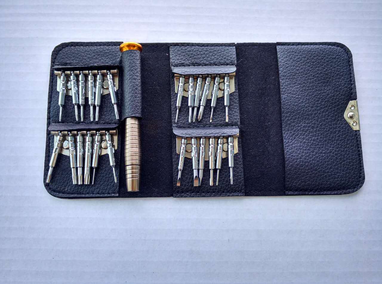 25 piece screwdriver set with pouch