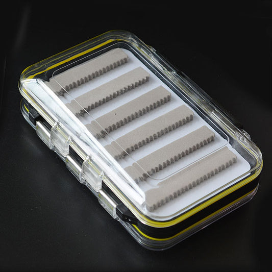 Transparent double-sided waterproof fly hook box